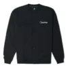 Camisola de malha com ponto de corrente Tamanhos asiáticos “Black”