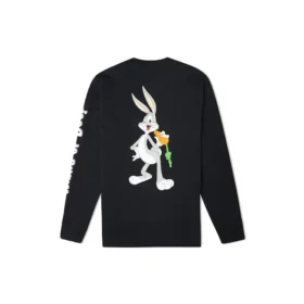 Camisola de manga comprida Converse x Bugs Bunny Tamanhos asiáticos “Preto” Camisola de manga comprida Converse x Bugs Bunny Tamanhos asiáticos “Preto”