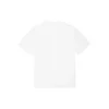 Camisola de manga curta com gola redonda e estampado esqueleto da Converse para homem, branca