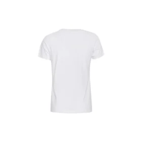 Camisola de manga curta com logótipo clássico impresso, branca
