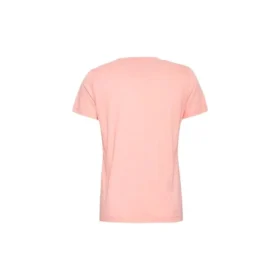 Camisola de manga curta com logótipo clássico impresso, cor-de-rosa
