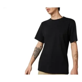 Camisola de manga curta com logótipo em letras, preta