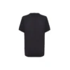 Camisola de manga curta Converse Pure Cotton Alphabet para homem, preta