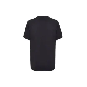 Camisola de manga curta Converse Pure Cotton Alphabet para homem, preta