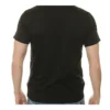 Camisola de manga curta Converse Pure Cotton Alphabet para homem, preta