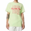 Camisola de manga curta Converse Renew com impressão do alfabeto para homem, verde