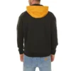 Camisola Desportiva com Capuz e Logótipo para Homem Preta