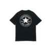 Camisola desportiva de manga curta com gola redonda e logótipo Chuck Taylor All Star “Preto”