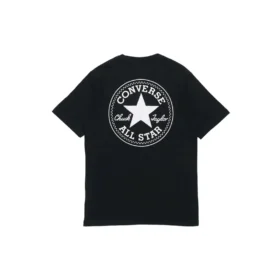 Camisola desportiva de manga curta com gola redonda e logótipo Chuck Taylor All Star “Preto”