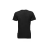 Camisola desportiva de manga curta com logótipo, preta