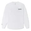 Camisola Raglan de manga comprida com ponto de corrente Tamanhos asiáticos “Branco”
