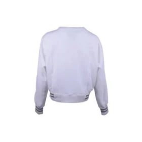 Camisola respirável com riscas Branca