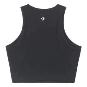 Camisola sem mangas em malha com logótipo Tamanhos asiáticos “Preto” Camisola sem mangas em malha com logótipo Tamanhos asiáticos “Preto”