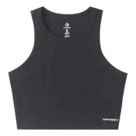 Camisola sem mangas em malha com logótipo Tamanhos asiáticos “Preto” Camisola sem mangas em malha com logótipo Tamanhos asiáticos “Preto”