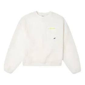 Camisola Sherpa Crew Tamanhos Ásia “Egret”
