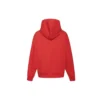 Capuz com cordão e logótipo impresso Vermelho