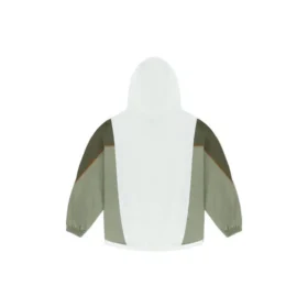Característica: Irregular, Cores Contrastantes, Malha, Moletom com Capuz Solto, Retro, Branco Característica: Irregular, Cores Contrastantes, Malha, Moletom com Capuz Solto, Retro, Branco