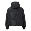 Casaco acolchoado oversized de penas Tamanhos asiáticos “Preto”