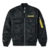 Casaco Bomber Ma-1 Military Pack Tamanhos asiáticos “Preto”