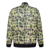 Casaco Bomber Utilitário Estampado Tamanhos Asiáticos “Verde Amarelo”