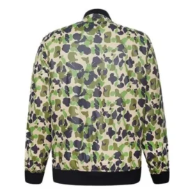 Casaco Bomber Utilitário Estampado Tamanhos Asiáticos “Verde Amarelo”