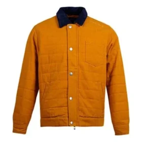 Casaco Cargo Casual Retro Converse para Homem Amarelo Casaco Cargo Casual Retro Converse para Homem Amarelo