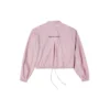 Casaco casual com logótipo pequeno Rosa Roxo