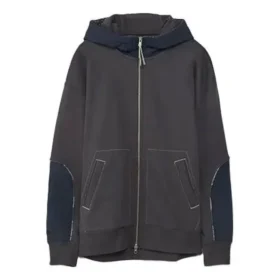 Casaco com capuz e fecho de correr Converse x Paria Farzaneh para homem, azul Casaco com capuz e fecho de correr Converse x Paria Farzaneh para homem, azul