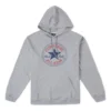 Casaco com capuz em malha polar Go-To All Star Patch, corte padrão, tamanhos asiáticos “Cinzento”