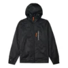 Casaco com capuz retro casual estilo casal preto