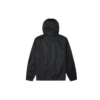 Casaco com capuz retro casual estilo casal preto