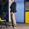 Casaco com capuz retro casual estilo casal Tamanhos asiáticos “Caqui”