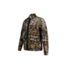 Casaco com estampa de camuflagem em toda a superfície
