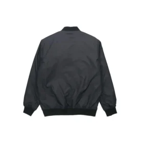 Casaco com fecho, tecido, à prova de vento e uniforme de basebol Converse Aviator para homem, preto de outono Casaco com fecho, tecido, à prova de vento e uniforme de basebol Converse Aviator para homem, preto de outono
