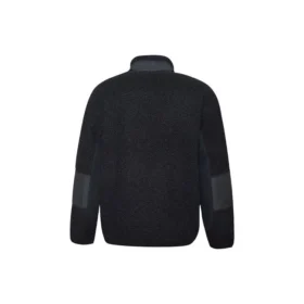 Casaco com gola alta e costuras Converse para homem, preto