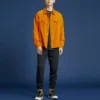 Casaco de ganga e veludo cotelê Converse Sports Cargo para homem, amarelo