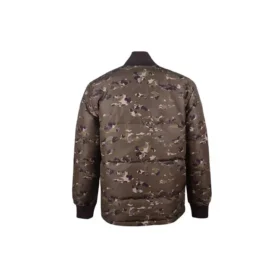 Casaco de gola alta com estampa camuflada Tamanhos asiáticos “Verde Camuflado” Casaco de gola alta com estampa camuflada Tamanhos asiáticos “Verde Camuflado”