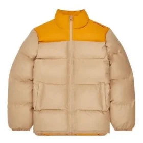 Casaco de Inverno Puffer Tamanhos Asiáticos “Beige Tan” Casaco de Inverno Puffer Tamanhos Asiáticos “Beige Tan”
