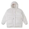 Casaco de meio comprimento de moda Tamanhos asiáticos “Branco”