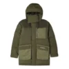 Casaco de penas Premium Mid Tamanhos asiáticos “Cargo Khaki”