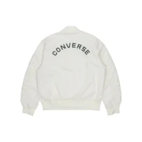 Casaco de piloto retro desportivo com logótipo SS22, estilo para casal, branco