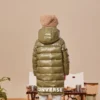 Casaco de Pêlo Longo Tamanhos Asiáticos “Olive Green”