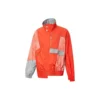 Casaco desportivo casual masculino Converse x Feng Chen Wang com costuras cruzadas e cores contrastantes, cor laranja