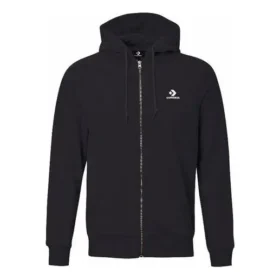 Casaco Desportivo Casual Respirável Converse para Homem Preto Casaco Desportivo Casual Respirável Converse para Homem Preto