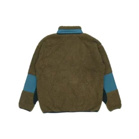 Casaco Polar Fleece Sherpa Tamanhos asiáticos “Surplus Olive” Casaco Polar Fleece Sherpa Tamanhos asiáticos “Surplus Olive”