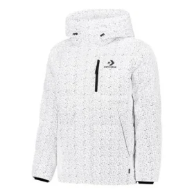 Casaco Puffer com Enchimento de Penas AOP Tamanhos Asiáticos “Branco” Casaco Puffer com Enchimento de Penas AOP Tamanhos Asiáticos “Branco”