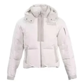 Casaco Puffer Curto Premium Tamanhos Asiáticos “Branco”