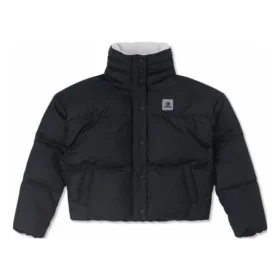 Casaco Puffer Curto Tamanhos Asiáticos “Preto”