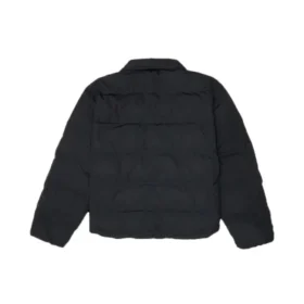 Casaco Puffer Curto Tamanhos Asiáticos “Preto” Casaco Puffer Curto Tamanhos Asiáticos “Preto”