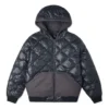 Casaco Puffer Reversível de Penas Tamanhos Ásia “Black”